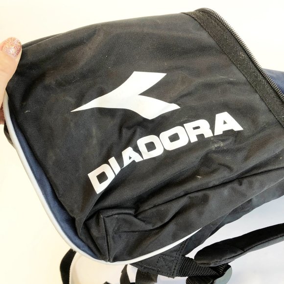Diadora Bags Diadora Blue Black Squadra Ii Soccer Backpack Bag
